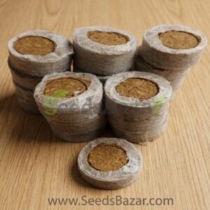 Premium 20-pack coco peat plugs for high-reach seed germination