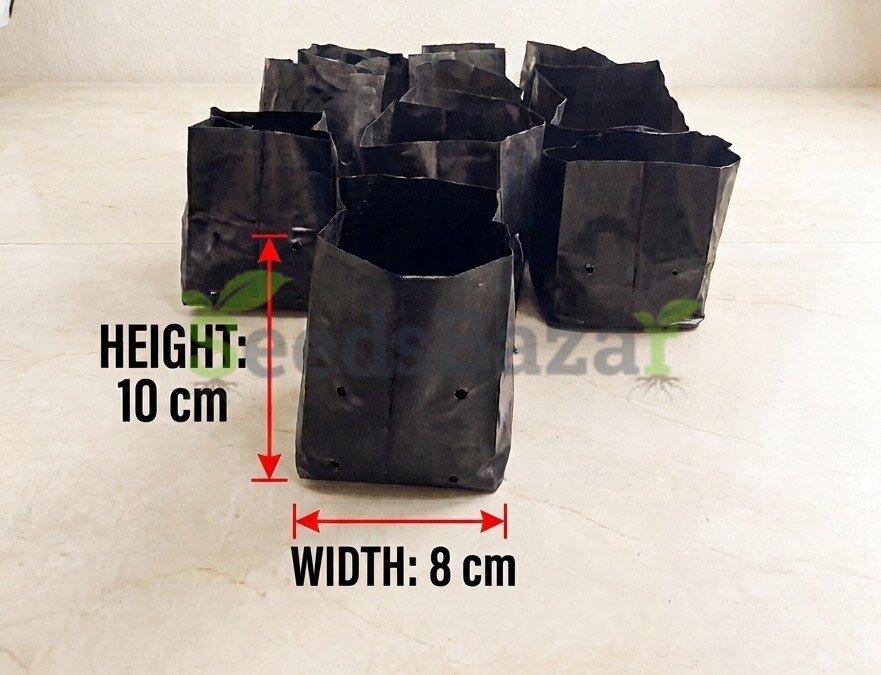 Small Black Nursery grow bags